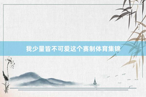 我少量皆不可爱这个赛制体育集锦